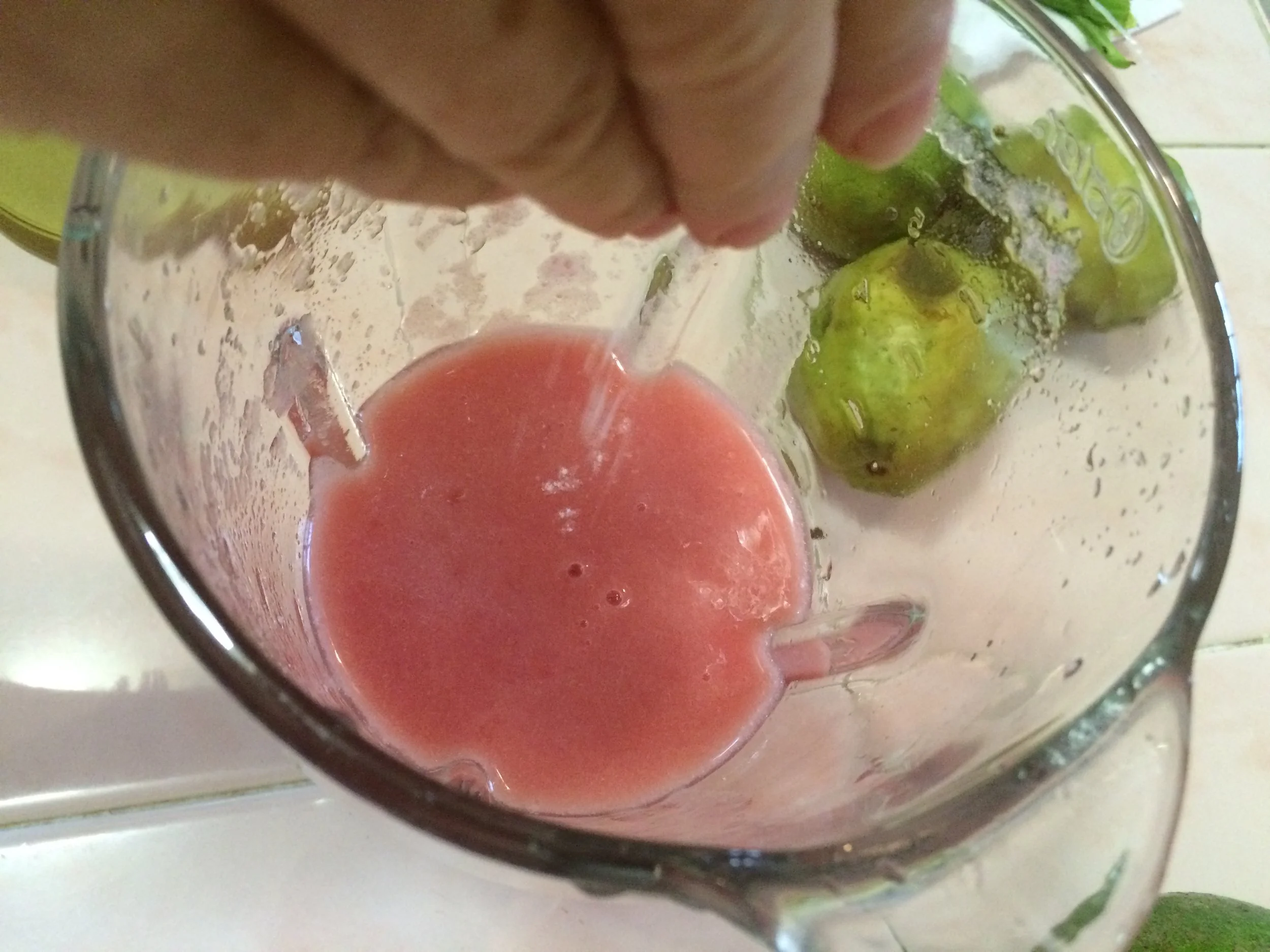 When in doubt, make a smoothie. 