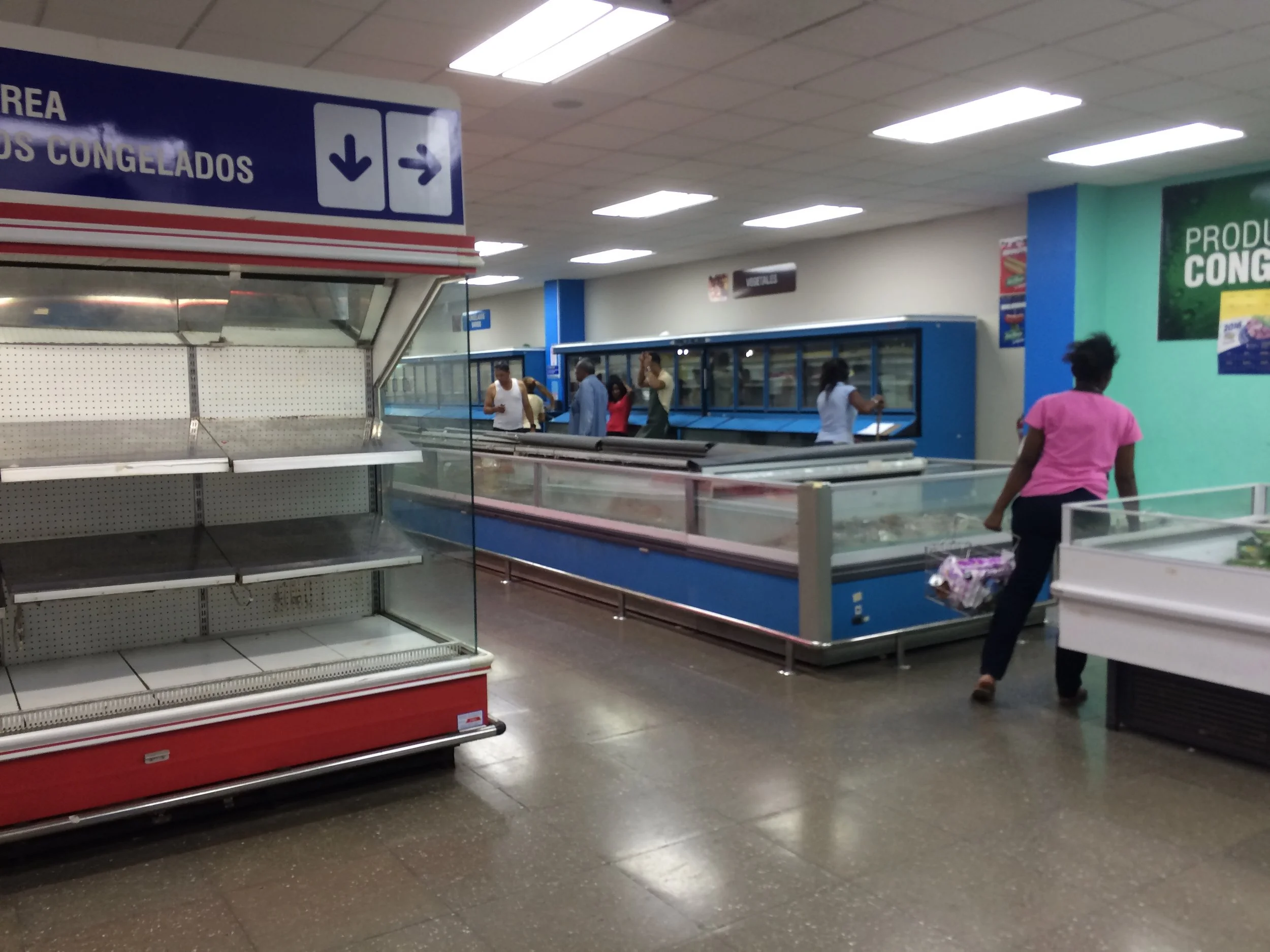 A Cuban supermarket on an average day. 