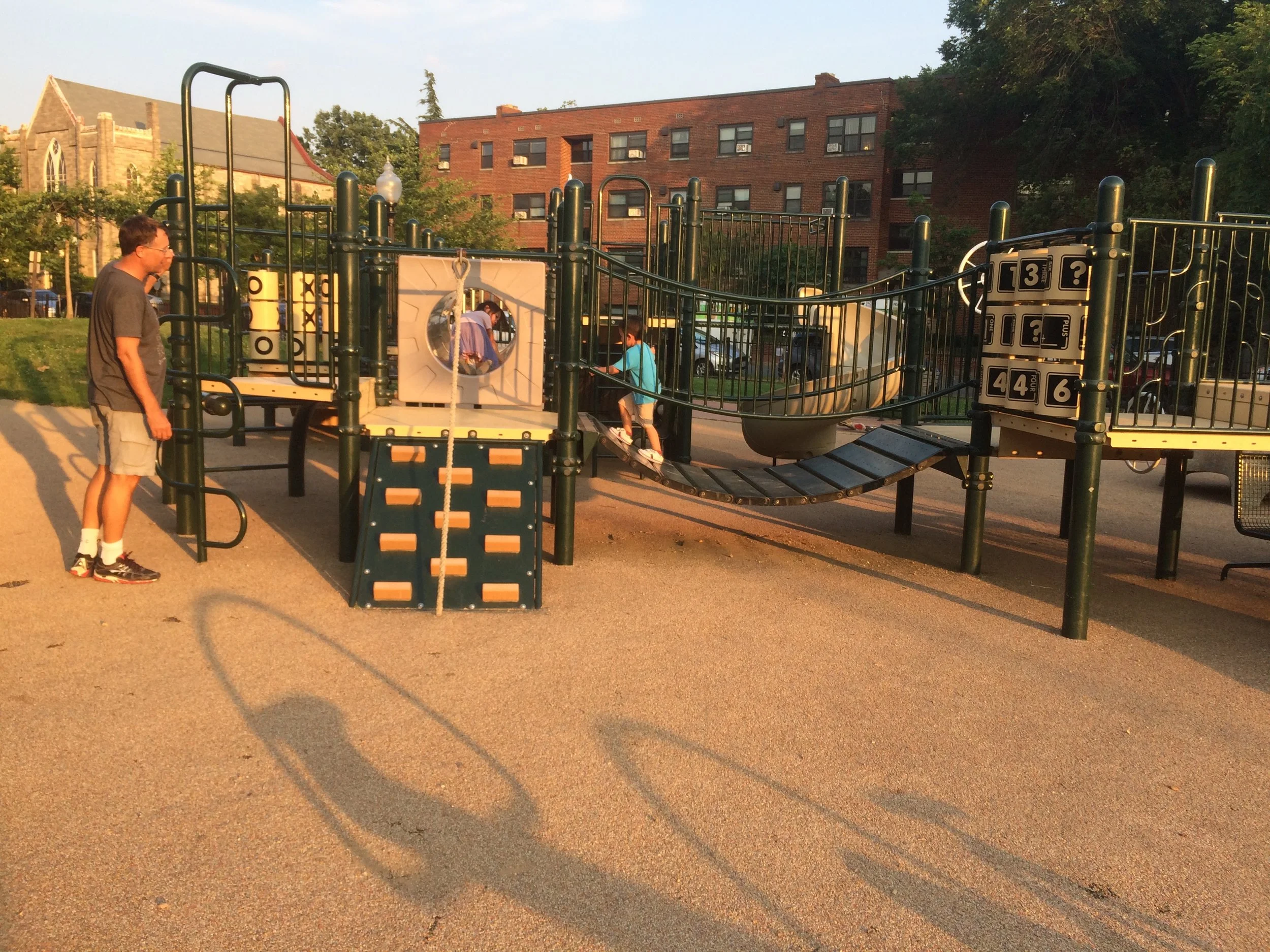 A typical American playground -- the type of thing we dreamed of from Cuba. 