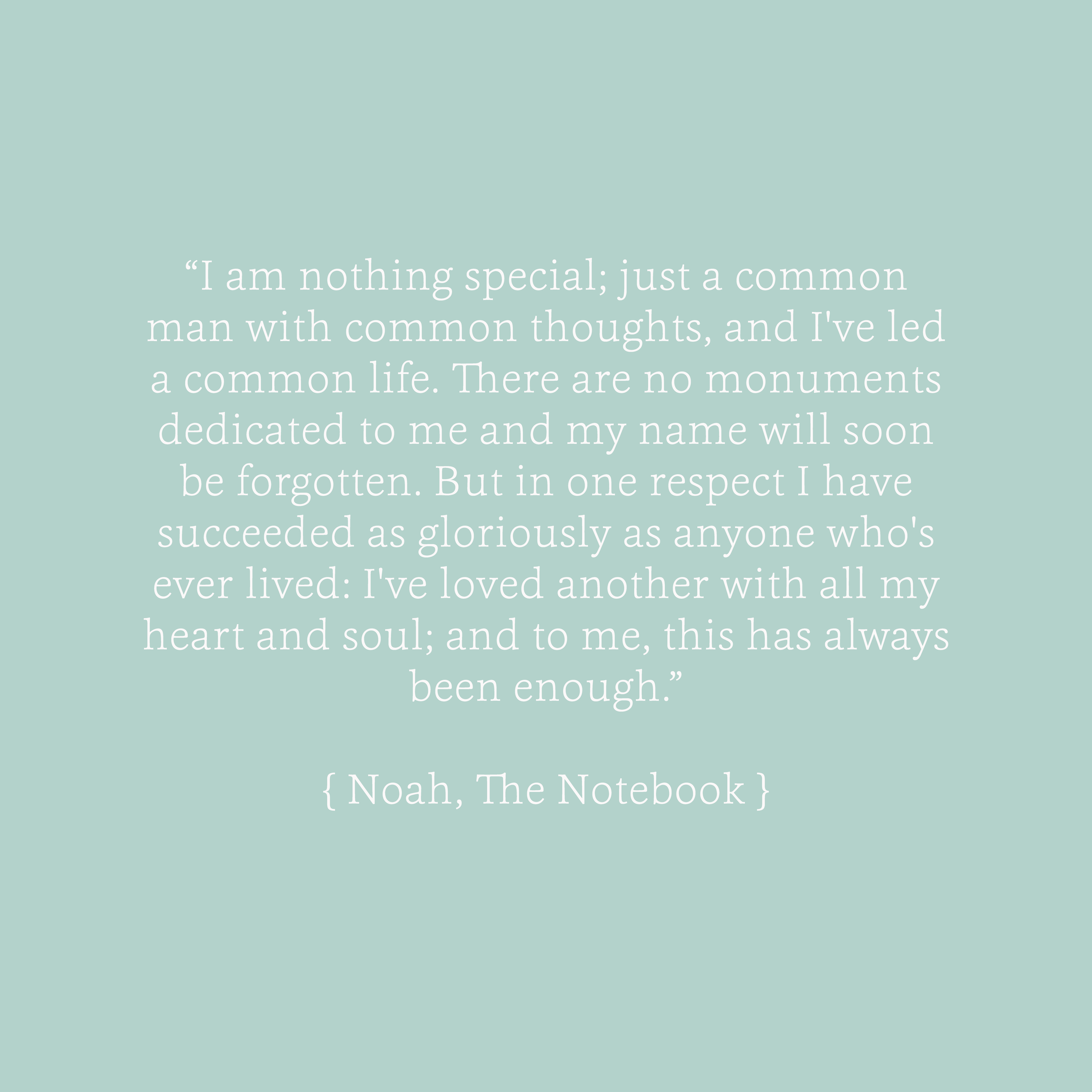 The Notebook Bird Quote 9 Beautiful Quotes From The Notebook — Bea & Bloom