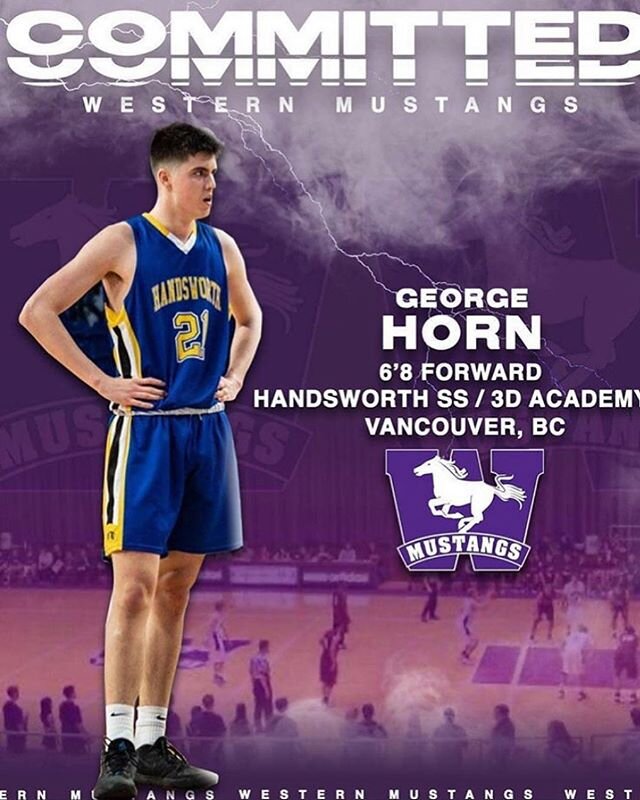 Huge congratulations to @george.horn on committing to Western University Basketball 🏀 ...a result of dedication and hard work on and off the court 🙌 We are proud of you!