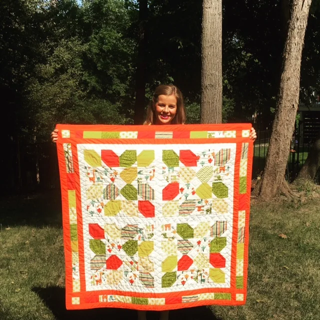 Finish Baby Kisses Quilt