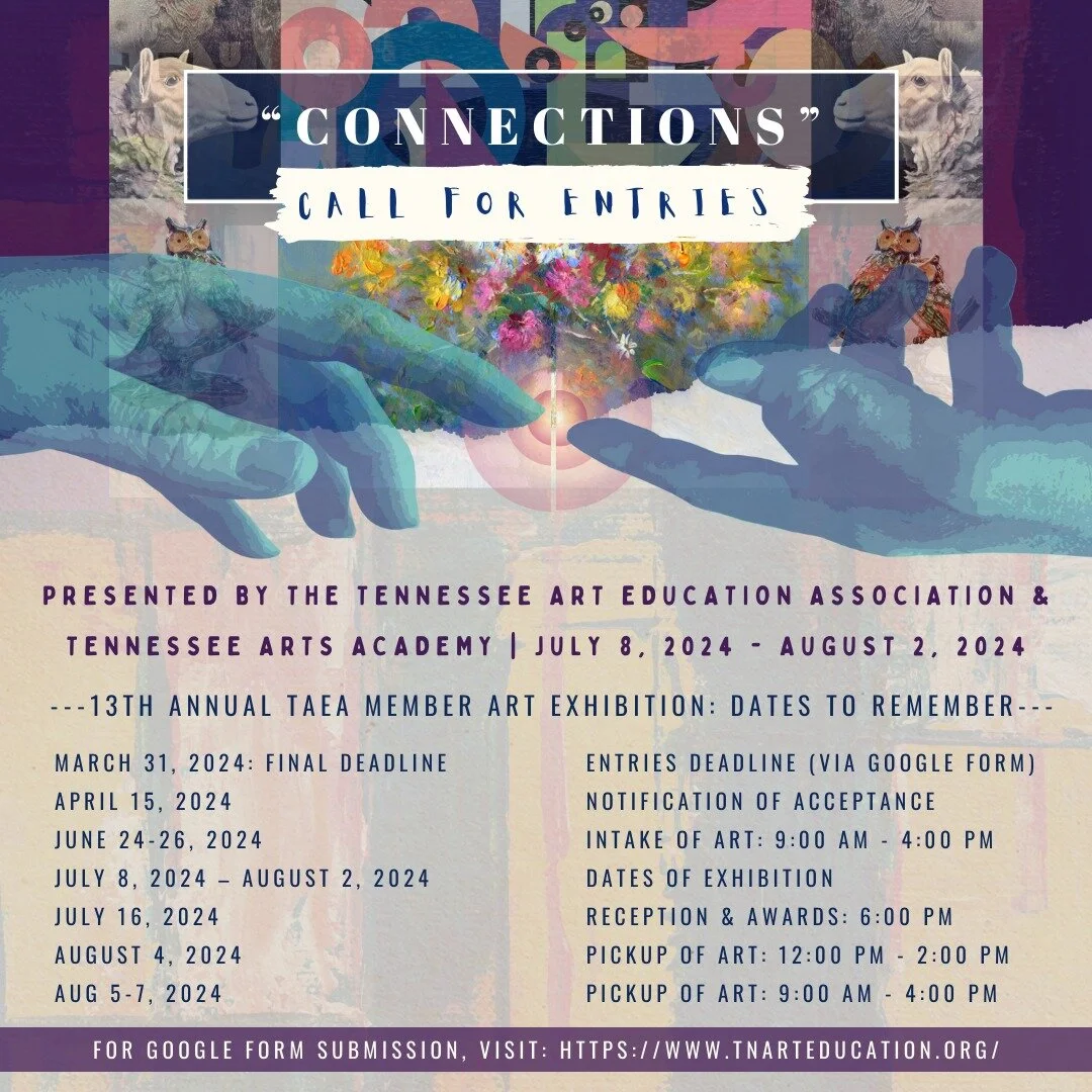 Final reminder: entry submissions for &quot;Connections&quot; are due by tomorrow March 31, 2024. 

To submit, visit: https://docs.google.com/forms/d/e/1FAIpQLSeTzkXKcJgU_dAsjP9dhGos8IOkQ5JMjRFtsBCMqPa4TIpA6g/viewform