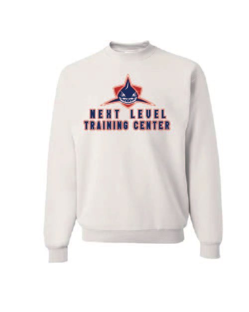 White Jerzees NuBlend Crewneck Sweatshirt #562M, D2