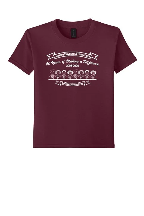 Maroon Gildan Youth Softstyle T-Shirt #64000B