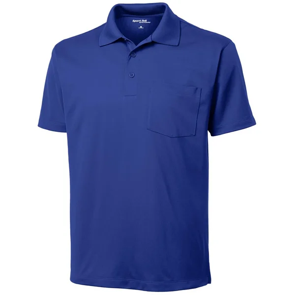 Men's Pocket Polo #ST651 — Custom Corner Printing