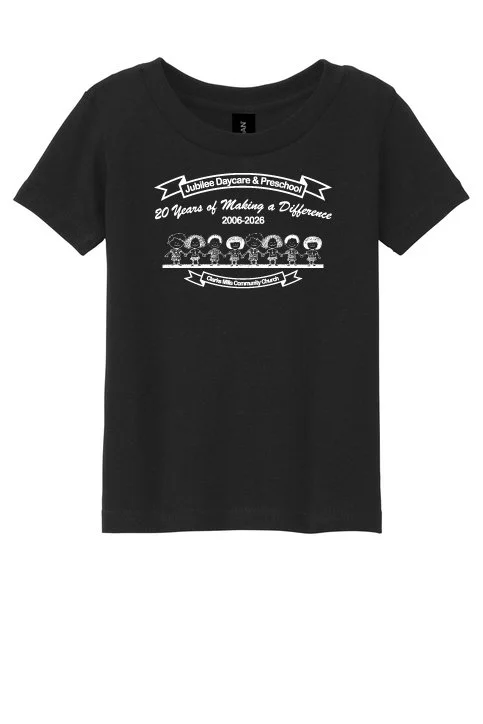 Black Gildan Toddler Heavy Cotton T-Shirt #5100P
