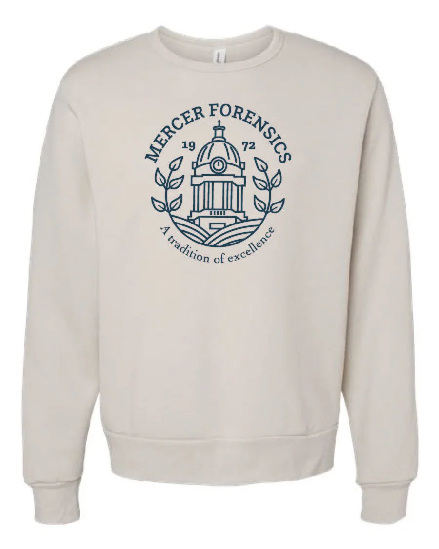 Heather Dust BELLA + CANVAS Unisex Sponge Fleece Classic Crewneck Sweatshirt #3911, D1