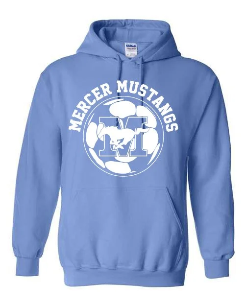 Carolina Blue Gildan Unisex Heavy Blend Hooded Sweatshirt #18500, D2