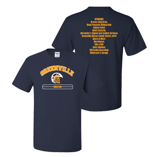 J. Navy Jerzees Dri-Power 50/50 Cotton/Poly T-Shirt #29M-B