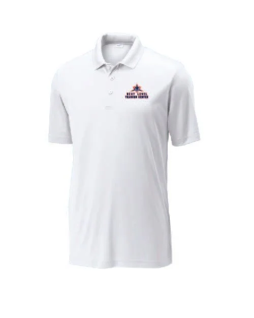 White Sport-Tek Posicharge Competitor Polo #ST550, D2