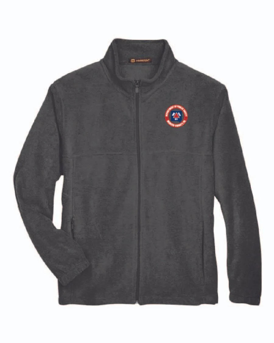 Charcoal Men's Full-Zip Fleece #M990