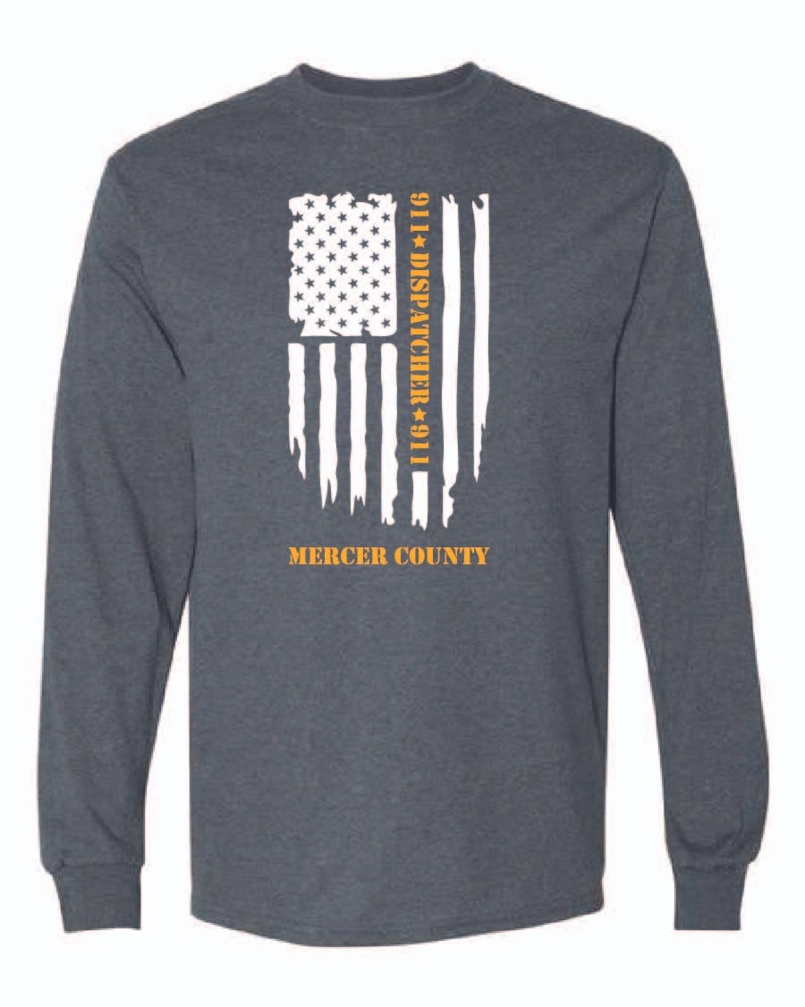 Dark Heather Gildan DryBlend Long Sleeve T-Shirt #8400