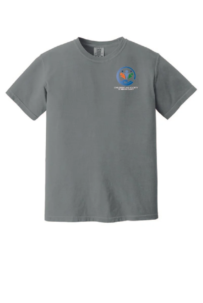 Grey Comfort Colors® Heavyweight Ring Spun Tee #1717