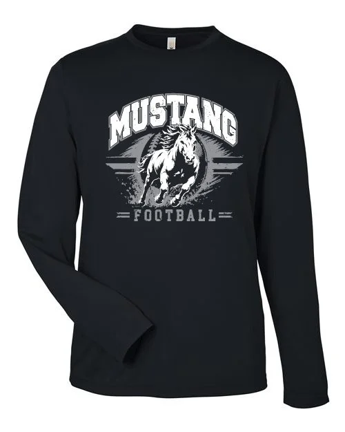 Black Core365 Capital Long Sleeve Performance T-Shirt #CE10L-CE10LY