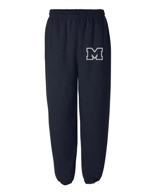Navy Gildan Heavy Blend Sweatpants #18200-18200B