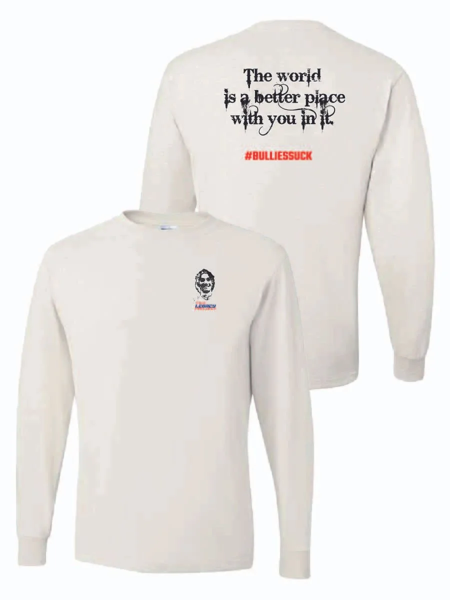 Jerzees Dri-Power Long Sleeve 50/50 T-Shirt #29LSR-BLR, World is Better