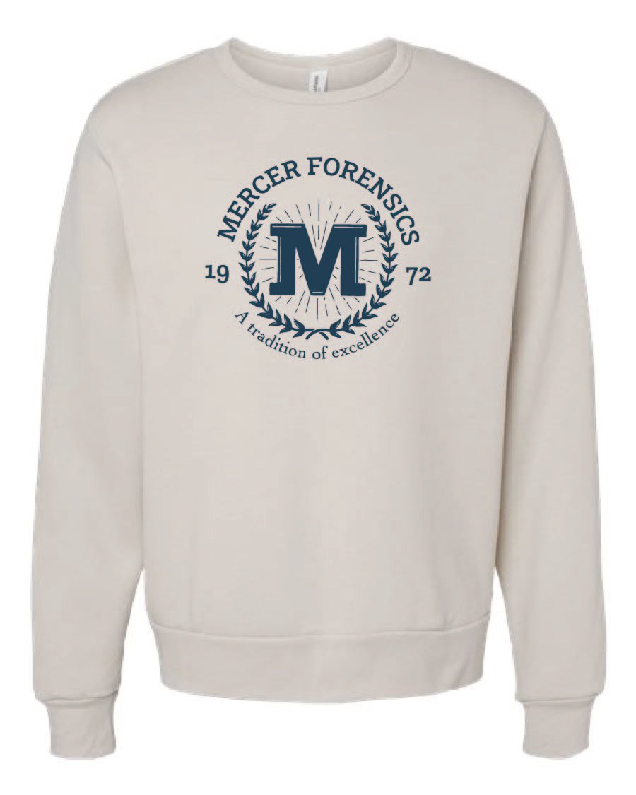 Heather Dust BELLA + CANVAS Unisex Sponge Fleece Classic Crewneck Sweatshirt #3911, D2