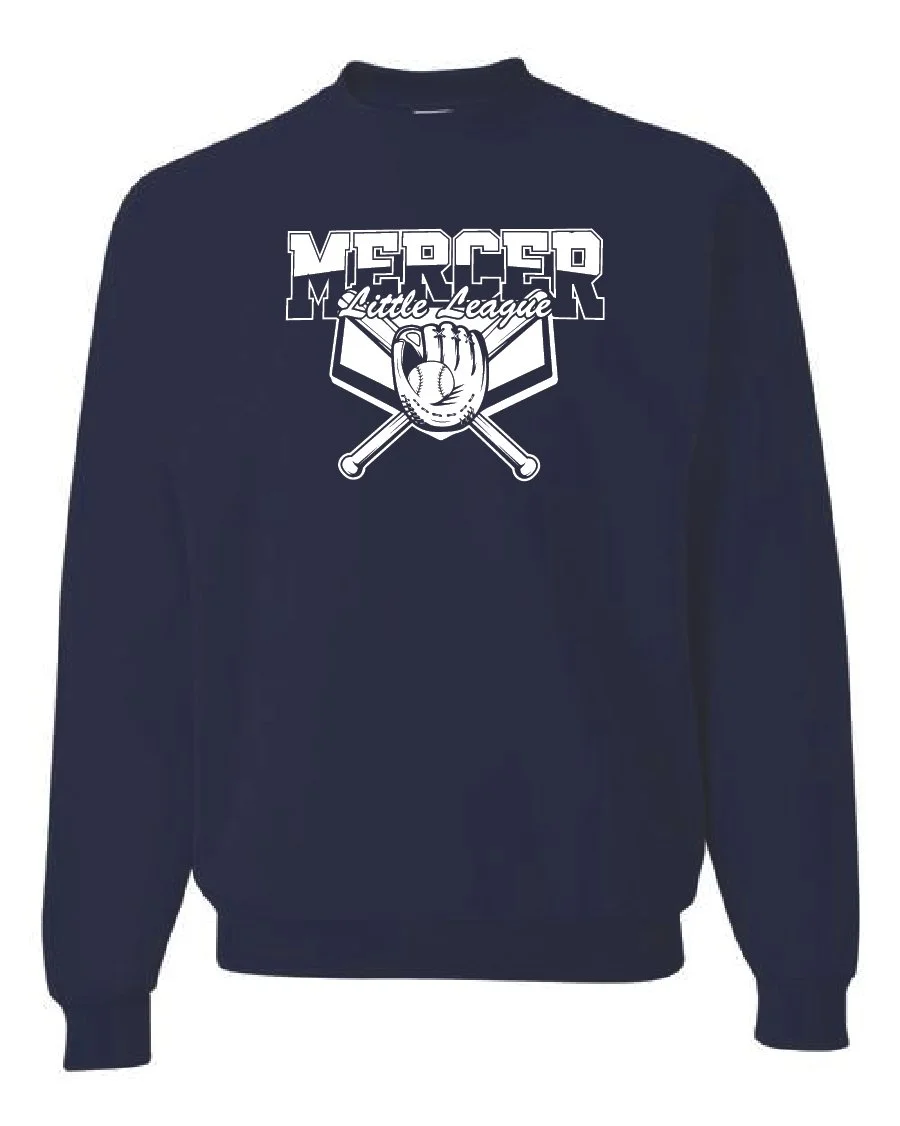 Navy Jerzees NuBlend Crewneck Sweatshirt #562M-B