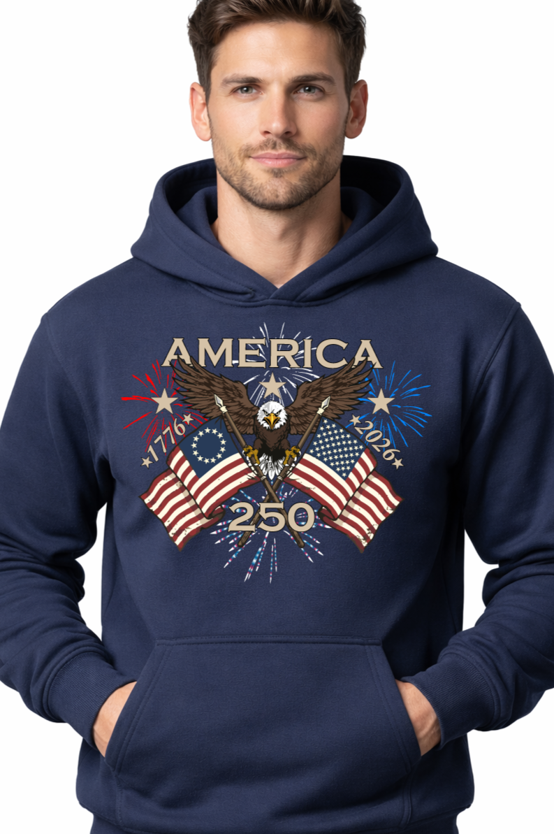 America 250 Eagle Hooded Sweatshirt