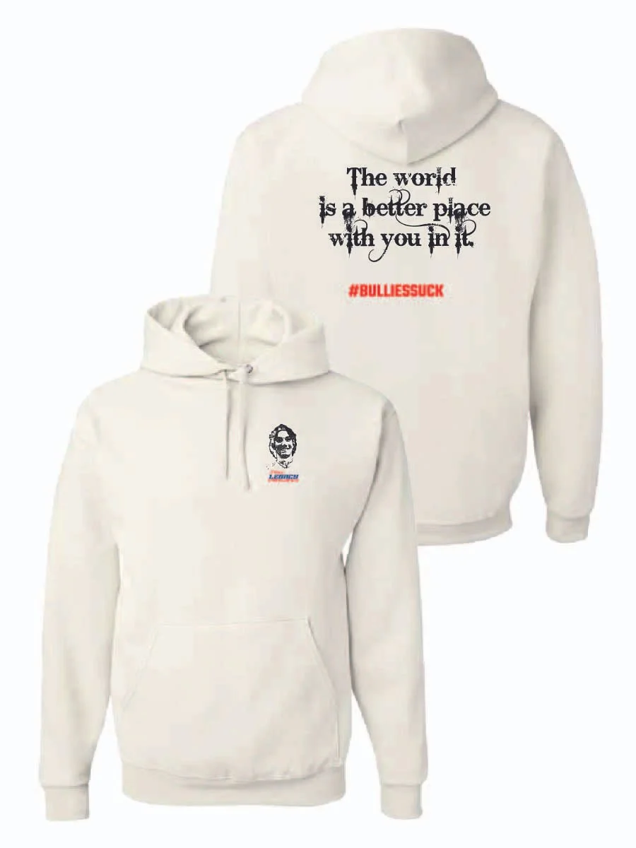 Jerzees NuBlend Hooded Sweatshirt #996MR-YR, World is Better