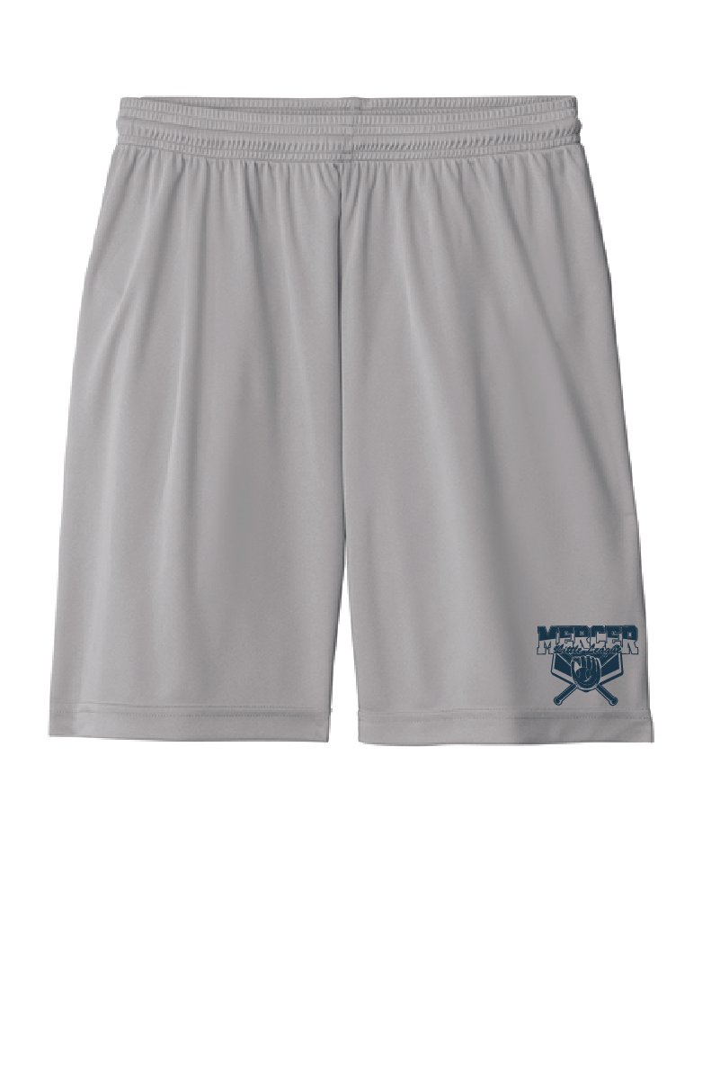 Silver Sport-Tek Posicharge Competitor Shorts #ST349-YST355