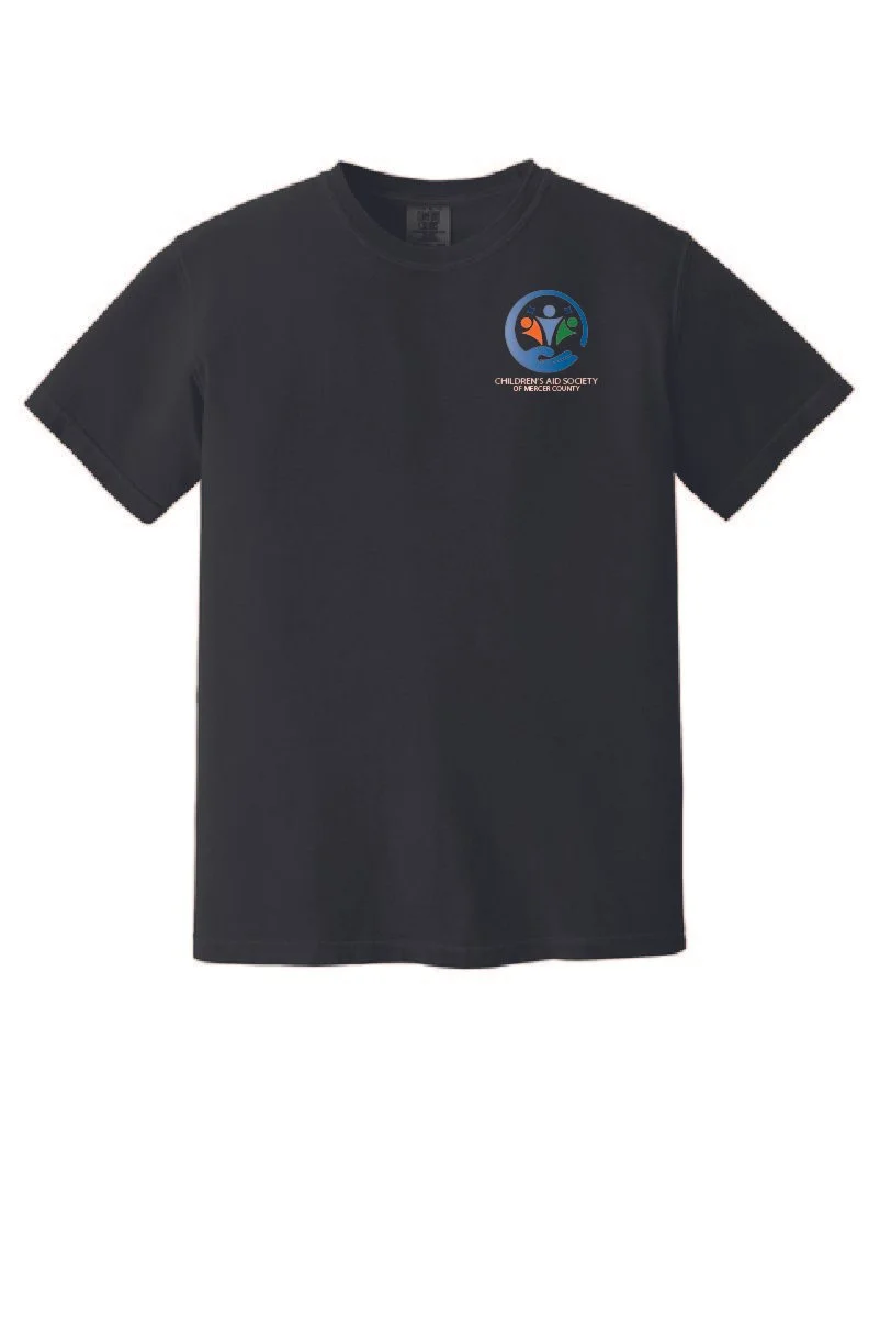 Black Comfort Colors® Heavyweight Ring Spun Tee #1717