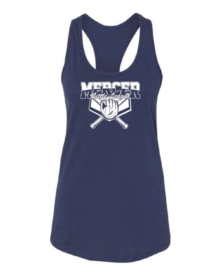 Navy Bella + Canvas Women's Racerback Tank #6008