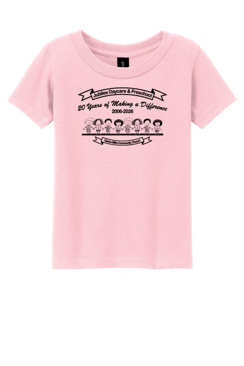 Light Pink Gildan Toddler Heavy Cotton T-Shirt #5100P