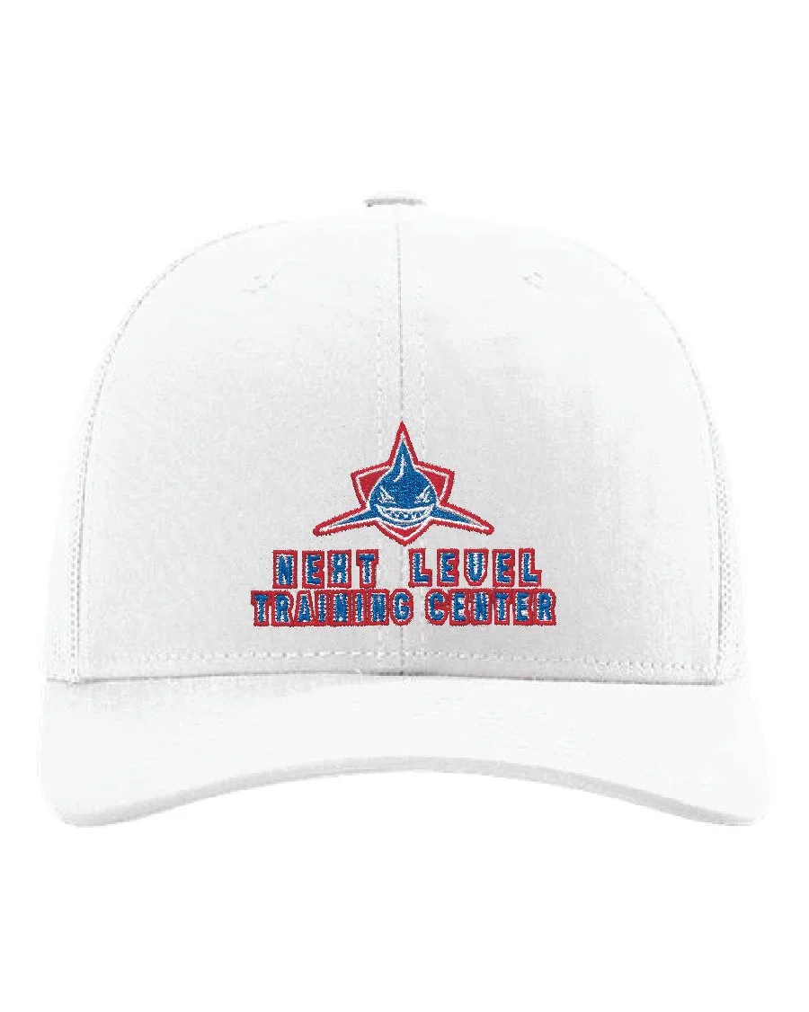 White Richardson Snapback Trucker Cap #112
