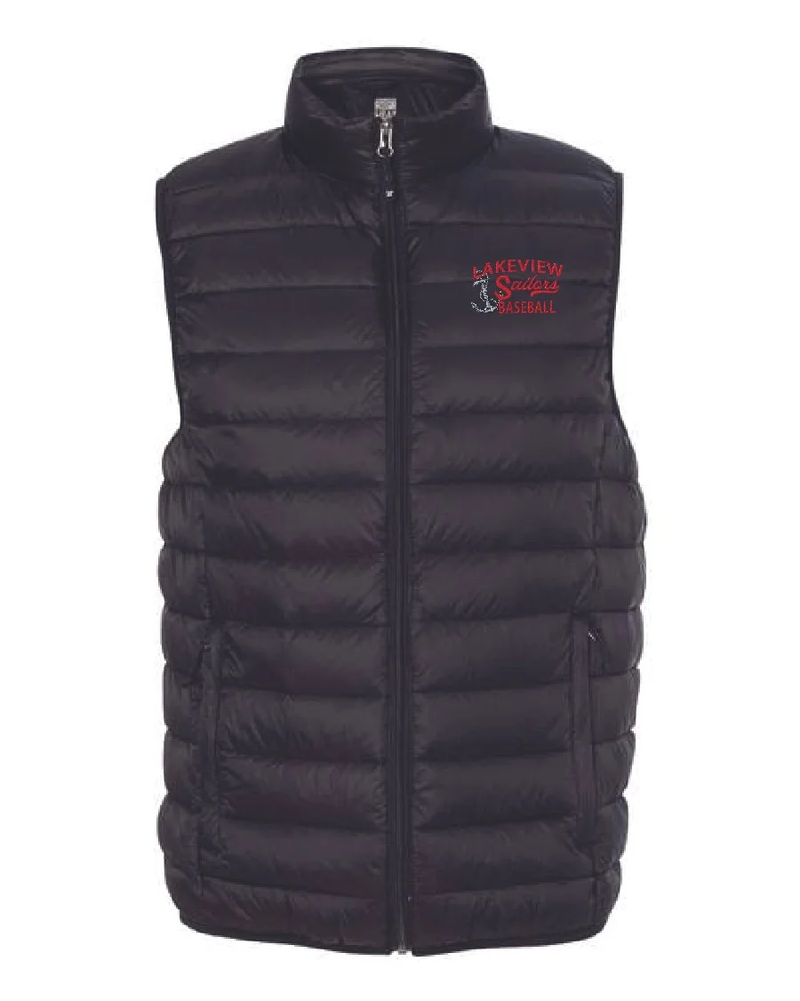 Black Weatherproof Men's 32 Degrees Packable Down Vest #16700