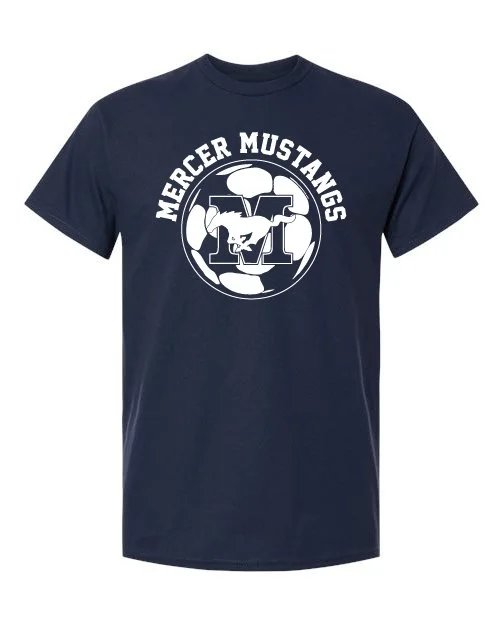 Navy Gildan Unisex Heavy Cotton T-Shirt #5000, D2