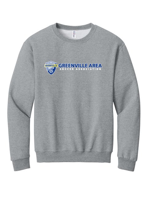 Athletic Heather Jerzees NuBlend Crewneck Sweatshirt #562M, D1