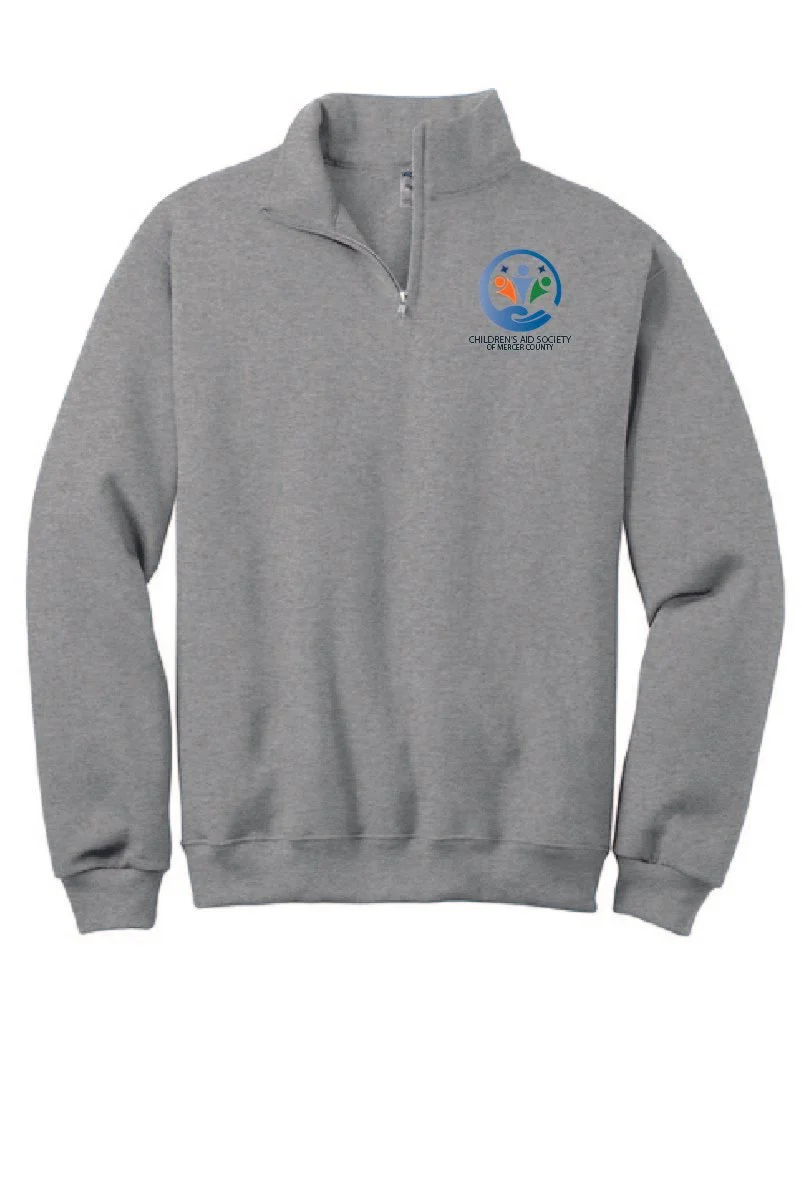 Oxford Jerzees® NuBlend® 1/4-Zip Cadet Collar Sweatshirt #995M