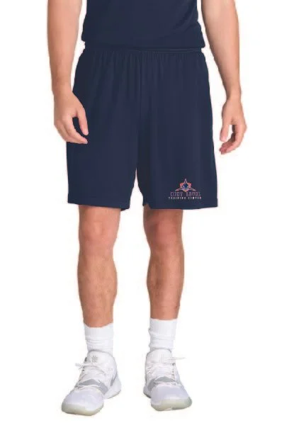 True Navy Sport-Tek Posicharge Competitor 7" Pocket Shorts #ST349P, D3