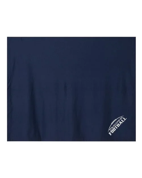 Navy Gildan Heavy Blend Fleece Stadium Blanket #18900