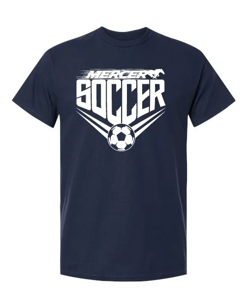 Navy Gildan Unisex Heavy Cotton T-Shirt #5000, D1