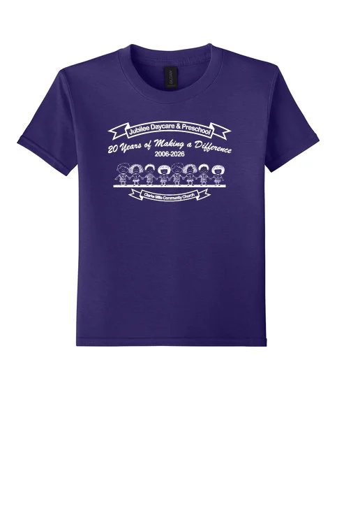 Purple Gildan Youth Softstyle T-Shirt #64000B