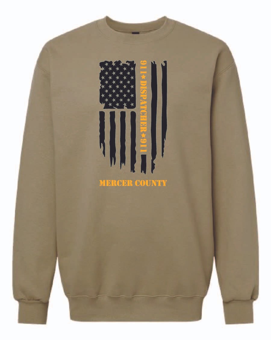 Olive Gildan Hammer™ Maxweight Crewneck Sweatshirt #19000