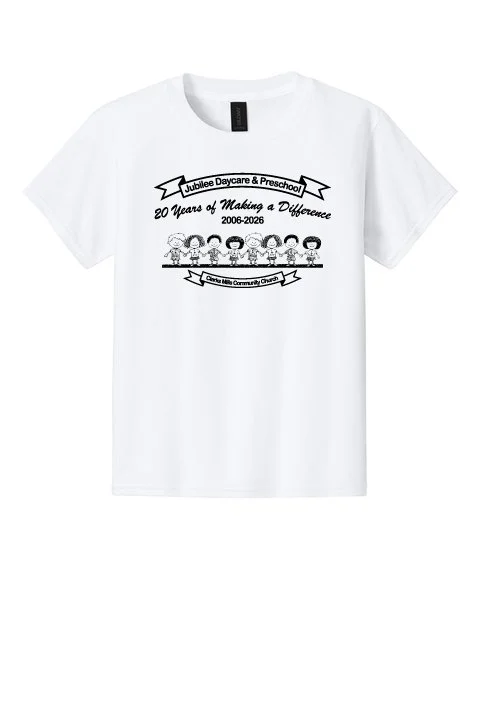 White Gildan Youth Softstyle T-Shirt #64000B
