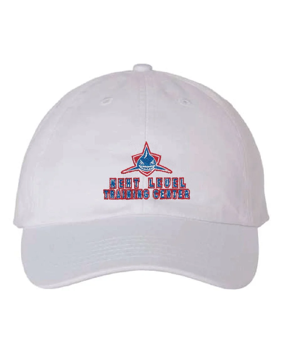 White Valucap Bio-washed Classic Dad Hat #VC300A
