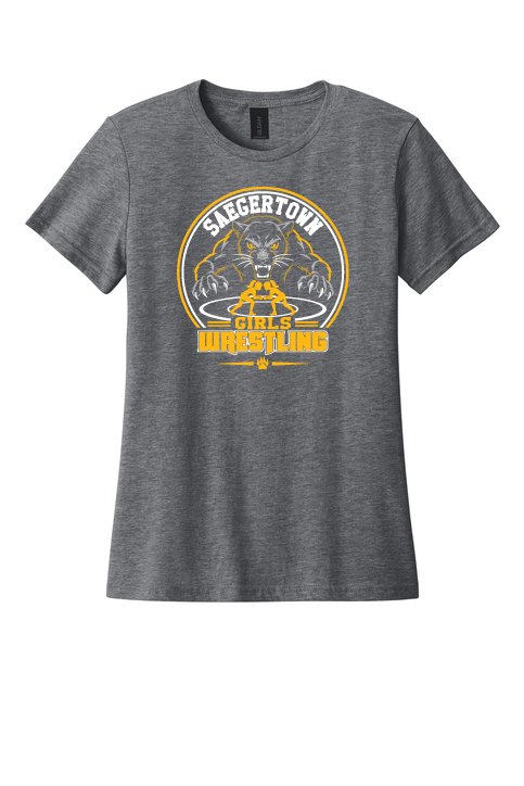 Dark Heather Gildan Women's Softstyle T-Shirt #64000L, D1