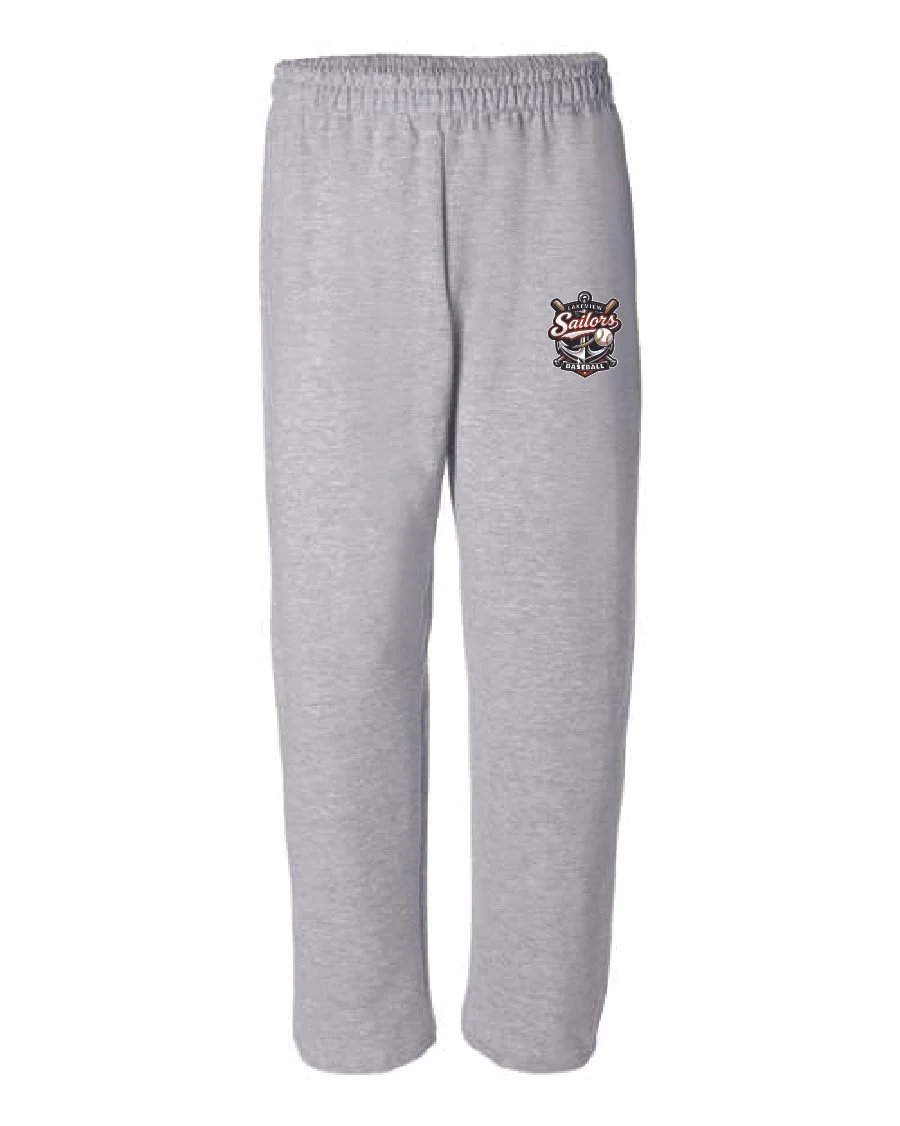 Sport Grey Gildan Heavy Blend Open-Bottom Sweatpants #18400
