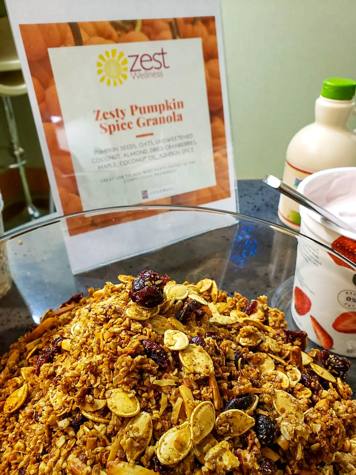 Zesty Pumpkin Spice Granola