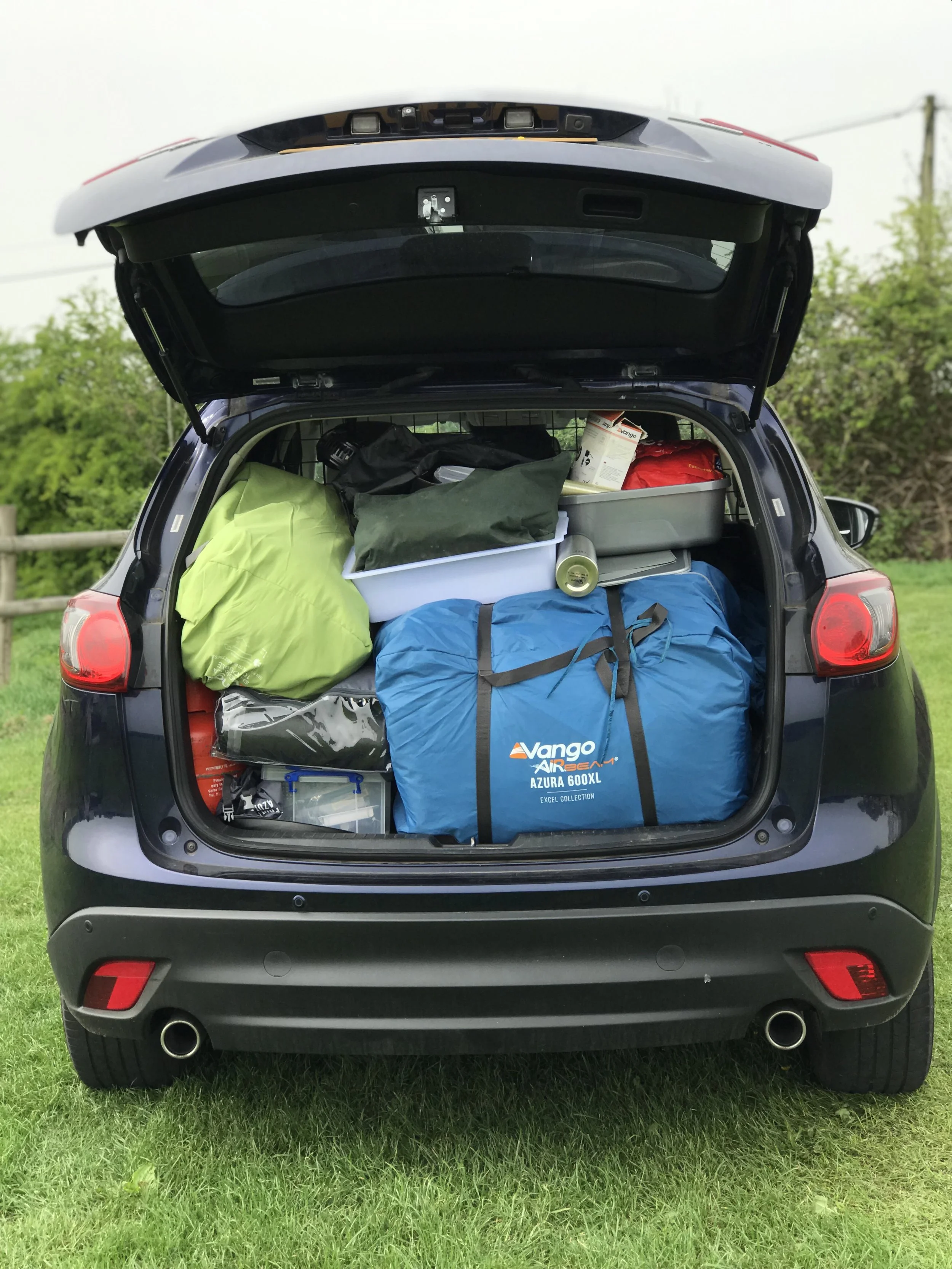 ‘All the gear and no idea’ packed up like a game of Tetrus!