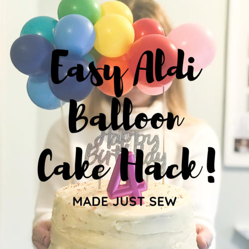 Easy Aldi Balloon Cake Hack Made Just Sew