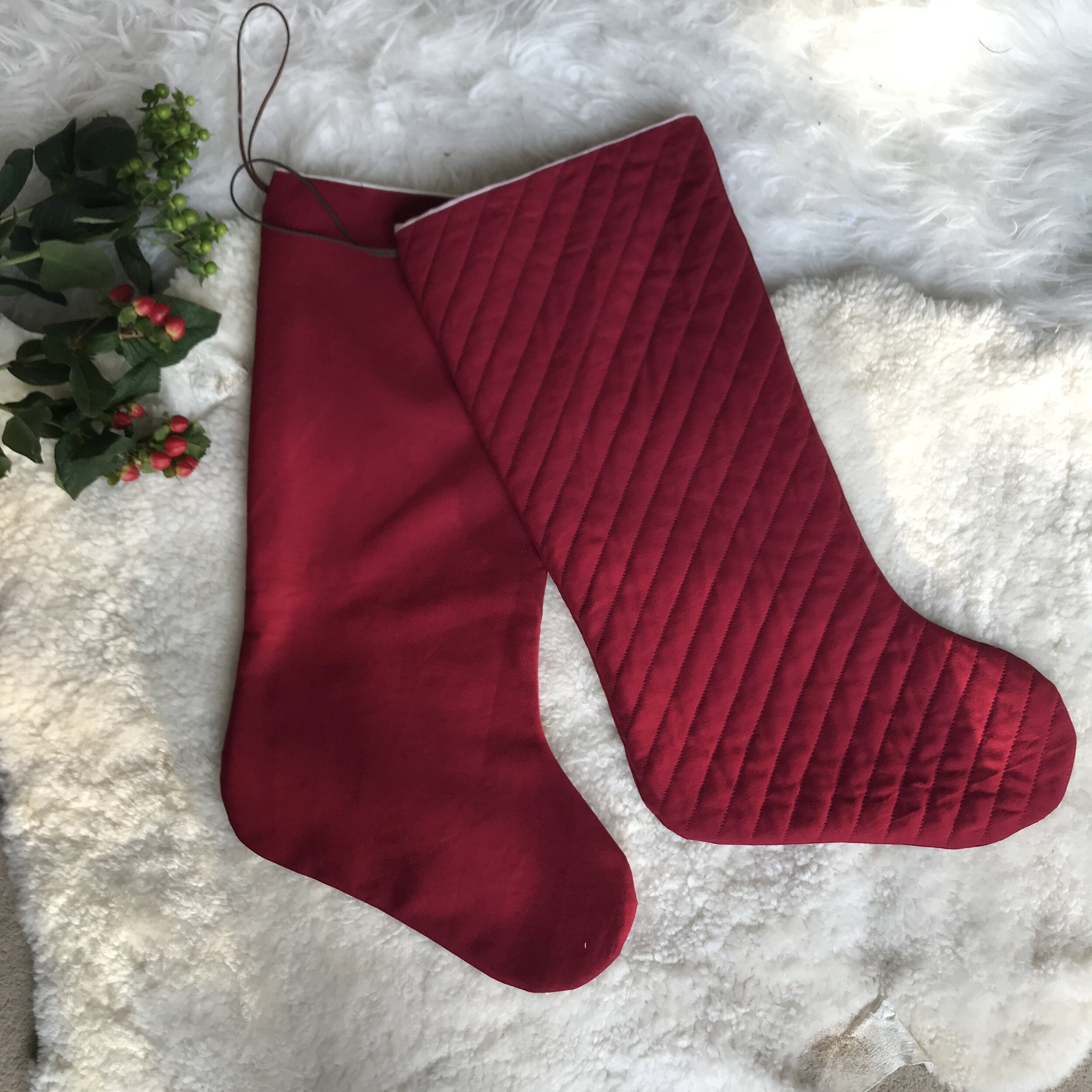 Free Quilted Christmas Stocking Pattern! — MADE JUST SEW