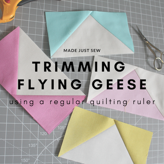 Trimming Flying Geese!