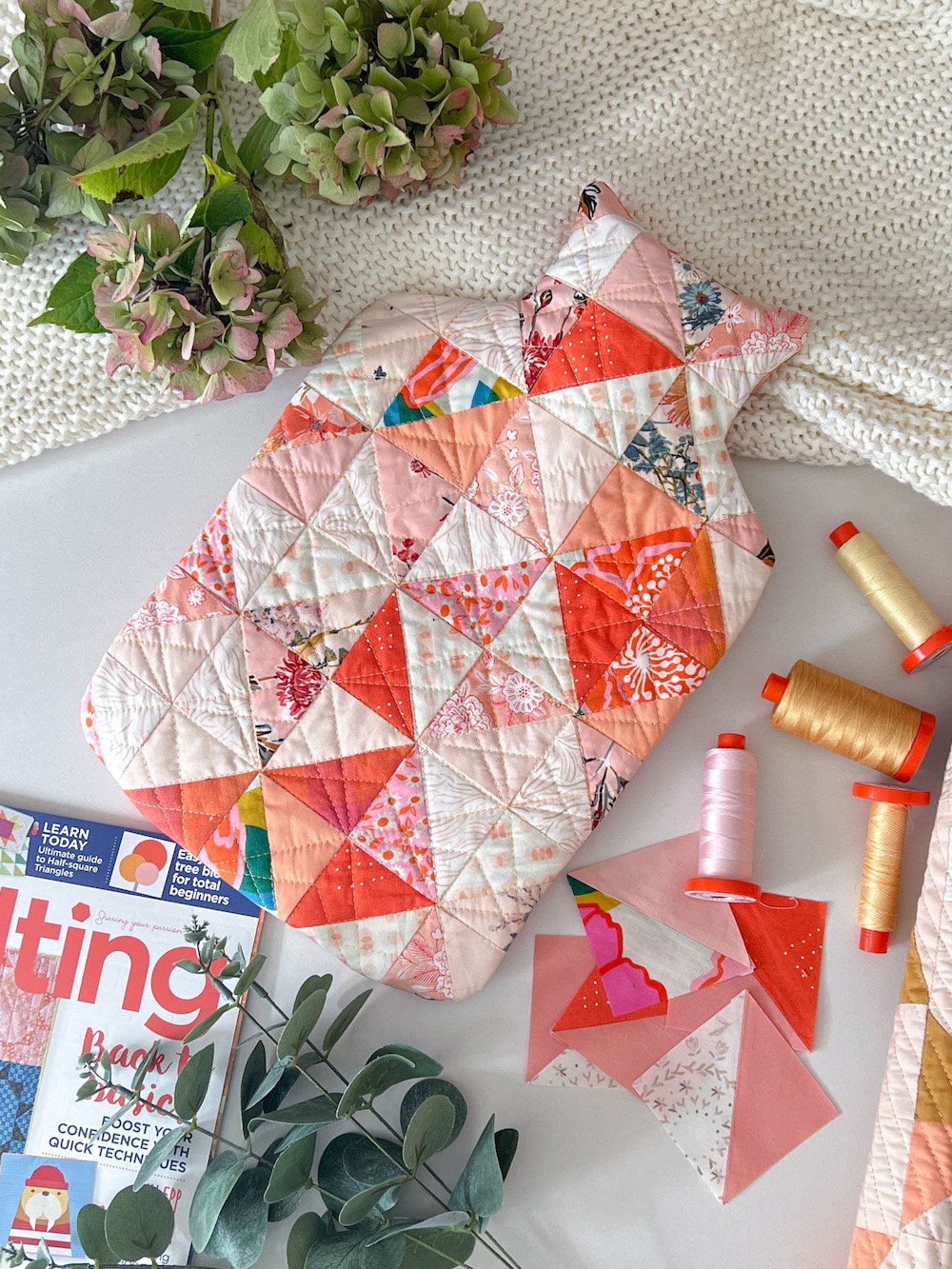 How to make a Quilted Hot-Water bottle cover! — MADE JUST SEW