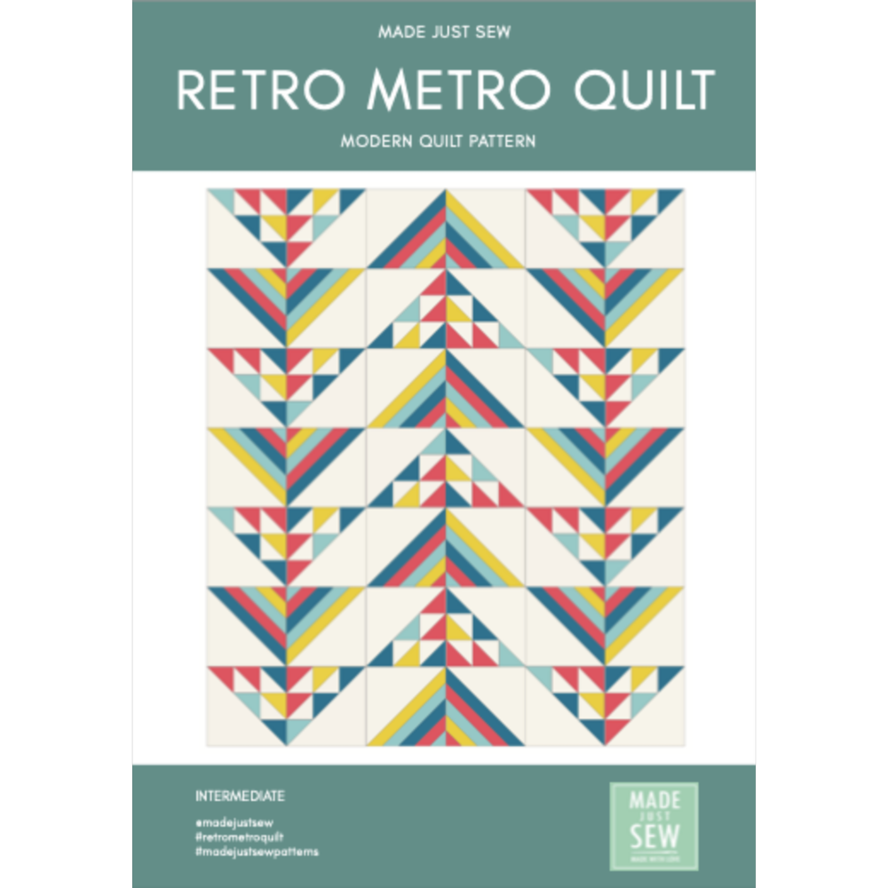 Retro Metro Quilt Pattern - PDF Instant Download